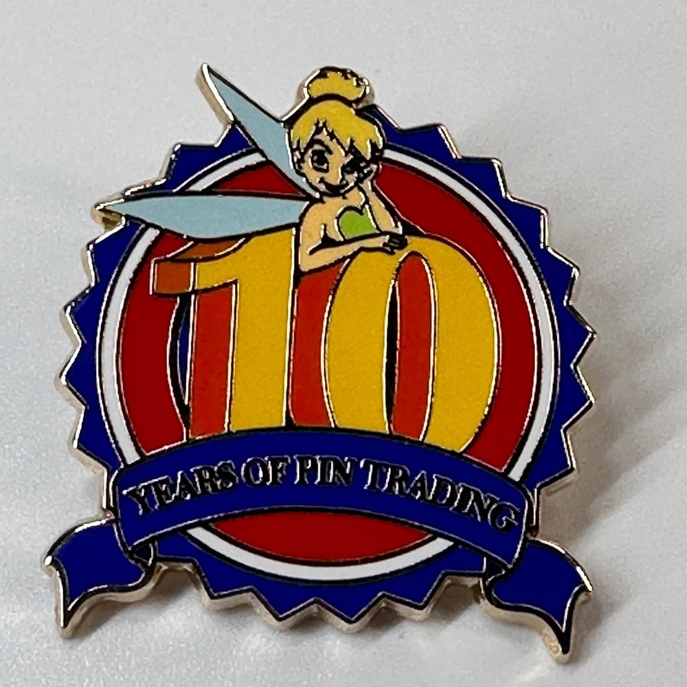 Disney Pin TINKER BELL 10 Years of PIN TRADING Anniversary Booster 2009 PP72771
